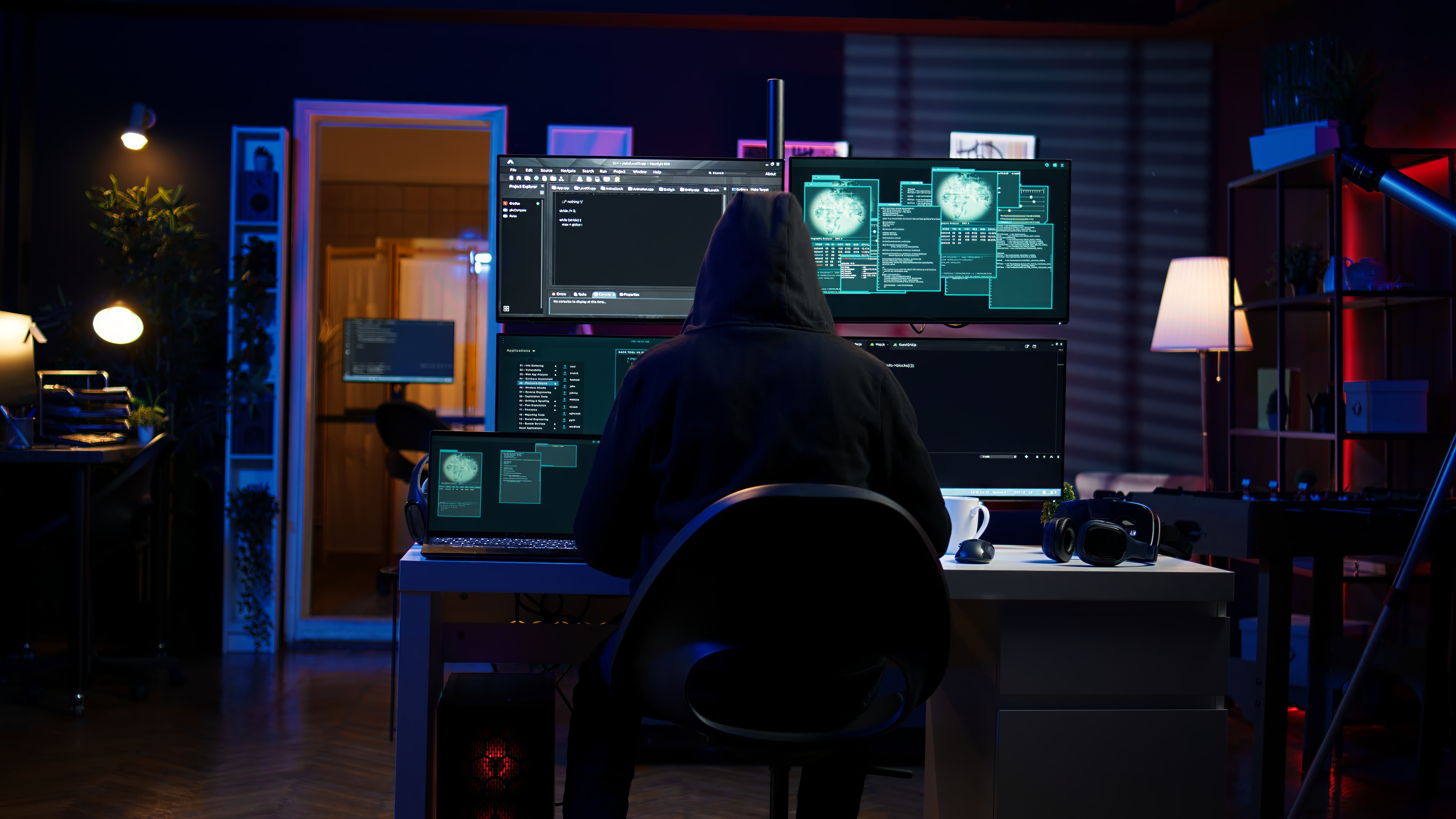 Cybersecurity and computer network visualization